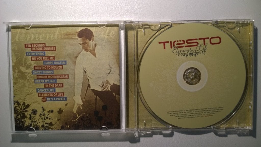 Tiësto - Elements Of Life, Ophalen of Verzenden, Zo goed als nieuw, Trance, Album
