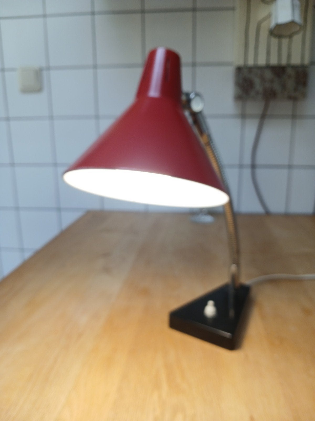 Vintage schemerlamp, Ophalen of Verzenden, Minder dan 50 cm