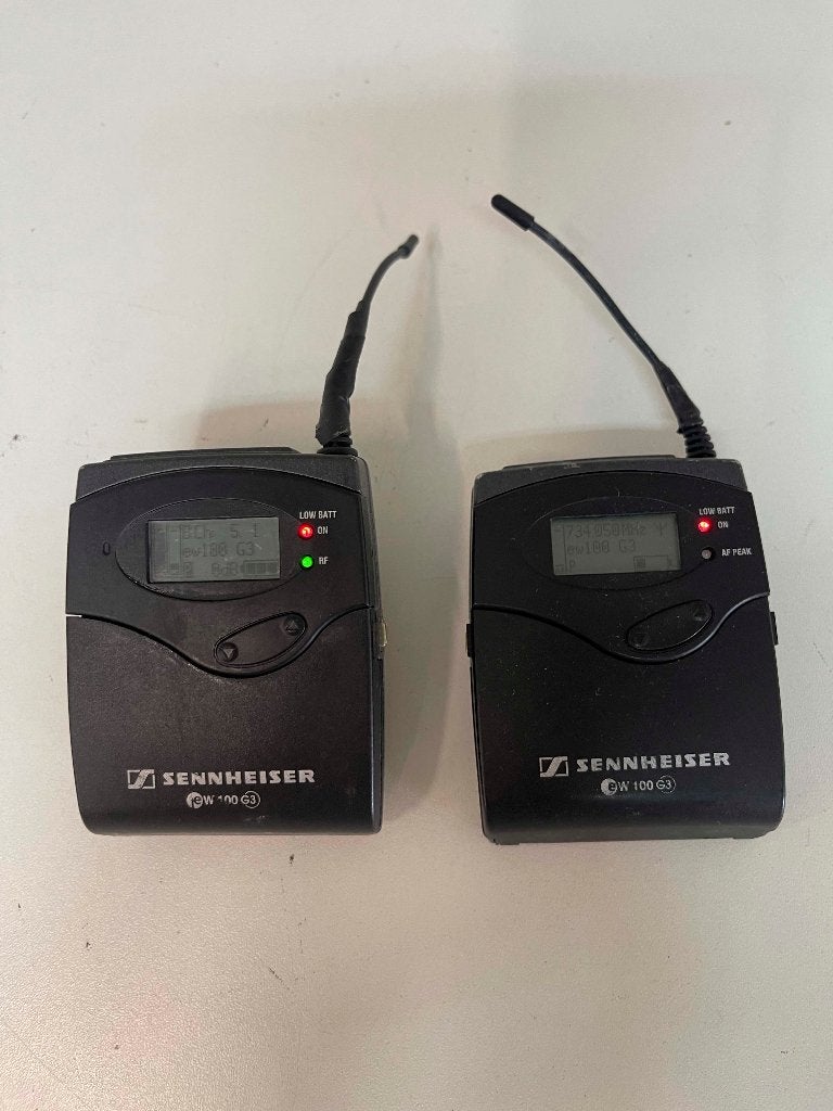 Sennheiser ew100 G3 ontvanger + bodypack + lavaliermicrofoon, N, Overige typen, Ophalen of Verzenden, Sennheiser