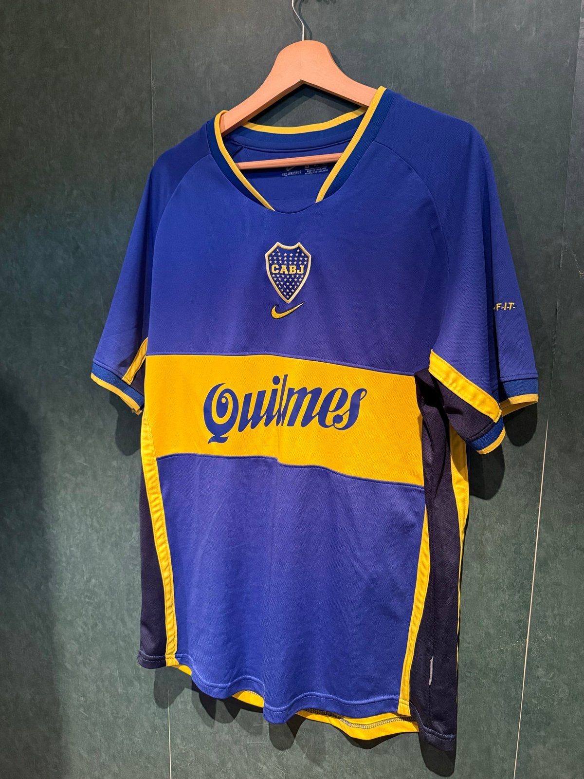 Retro Boca Juniors Voetbalshirt - Maat XL, Blauw, Maat 56/58 (XL), Ophalen of Verzenden, Voetbal