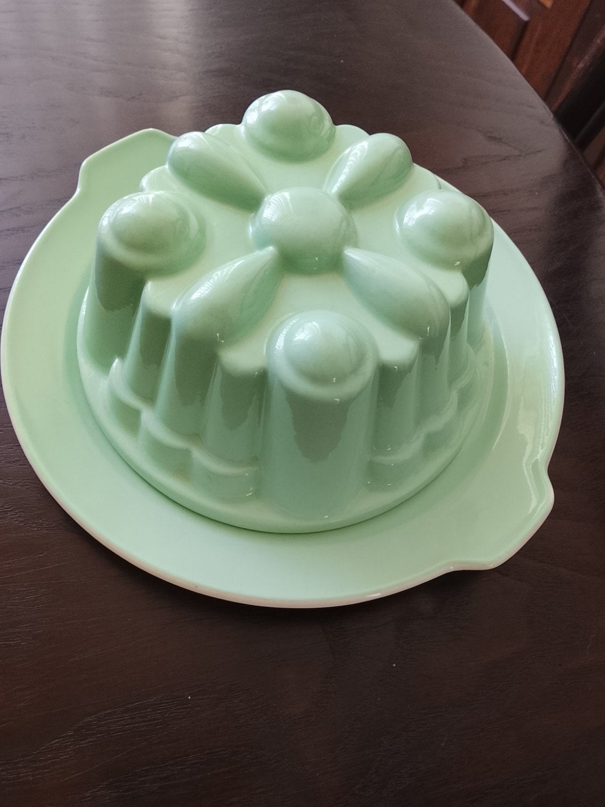 Jaren '50-'60 vintage puddingvorm met Schotel–P. Regout, Ophalen of Verzenden