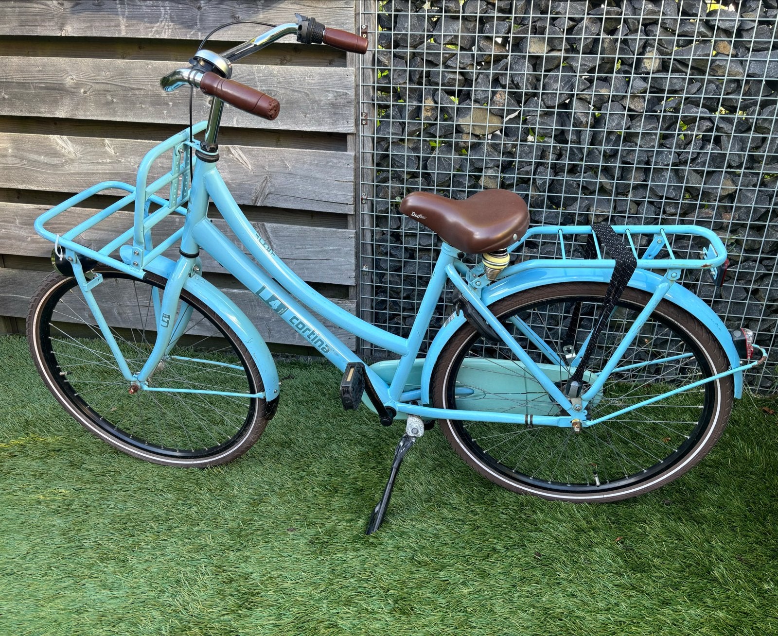 Cortina U4 Transportfiets meisjesfiets - Lichtblauw, Terugtraprem, Gebruikt, Versnellingen, Ophalen