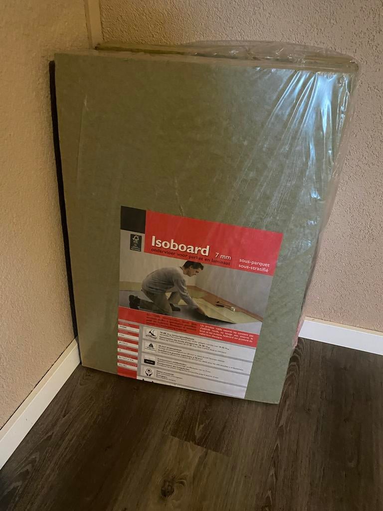 ISO board ondervloer platen 1,5 pak, Doe-het-zelf en Verbouw, Ophalen, Overige materialen, 4 tot 8 cm, Nieuw