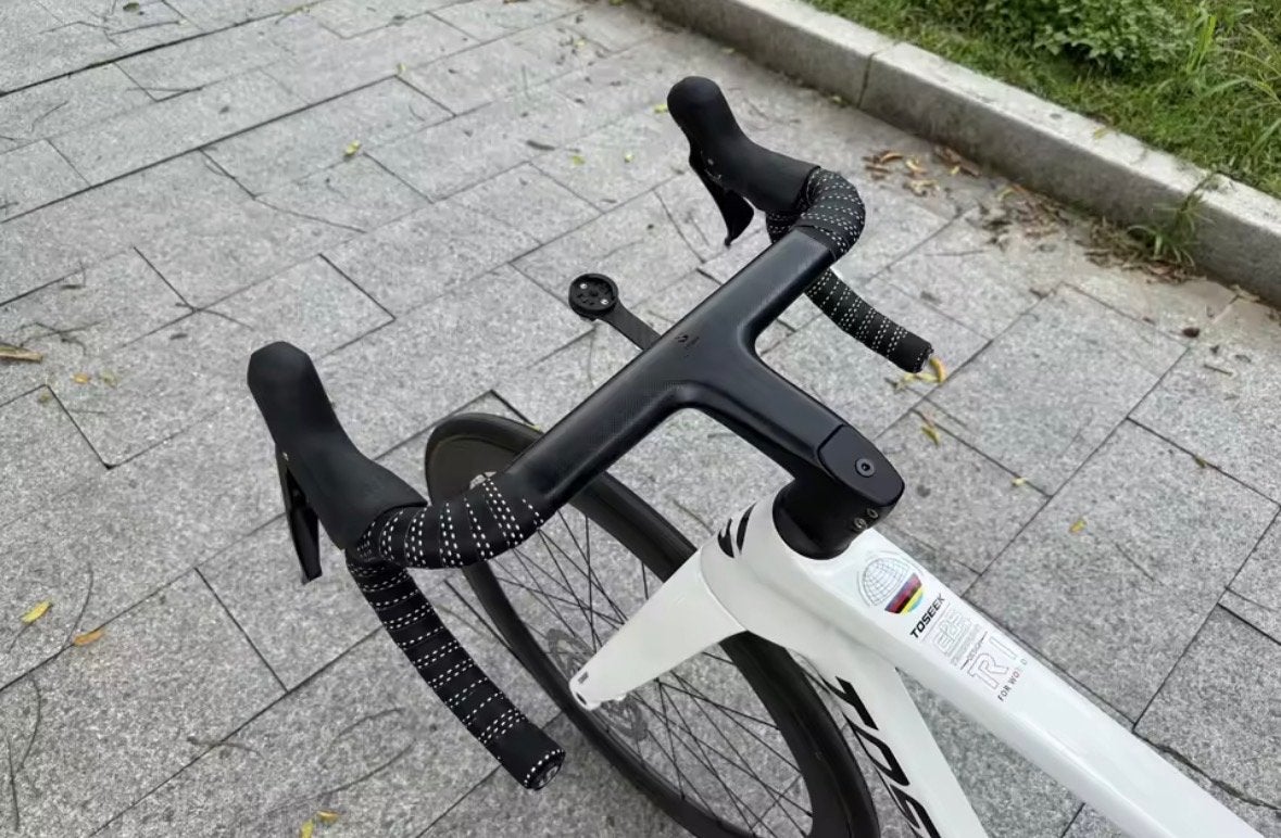 TOSEEK TKR02 380x80 carbon stuur Integrated Cockpit - Nieuw, Carbon, Nieuw, Meer dan 20 versnellingen, Ophalen