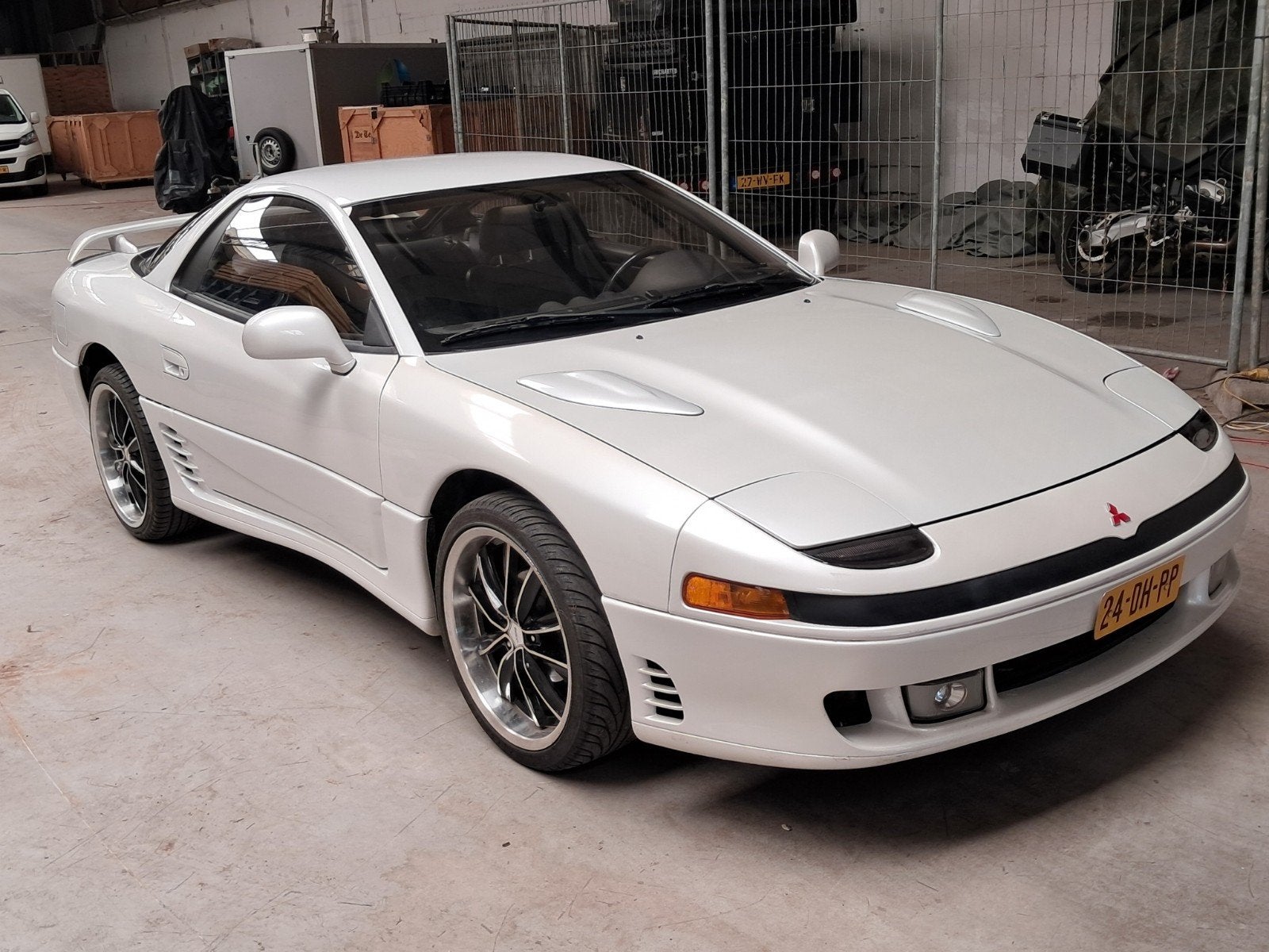 Mitsubishi 3000GT 3.0 SL 1994 Wit, Auto's, Mitsubishi, Particulier, 3000GT, Benzine, Coupé, Automaat, Geïmporteerd, Wit, Zwart