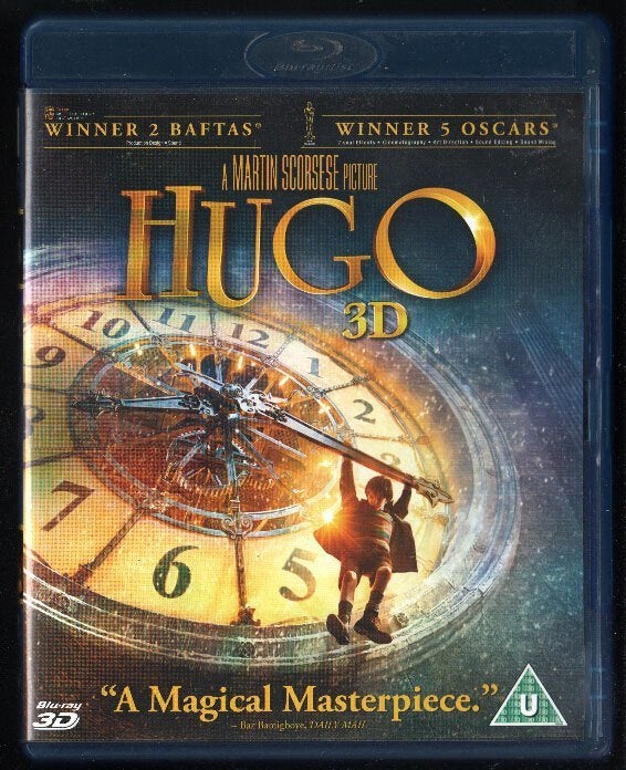Hugo 3D+2D. Blu-ray. UK subs! GEEN NL AUDIO+SUBS!, Avontuur, Film, Vanaf 9 jaar, Engels