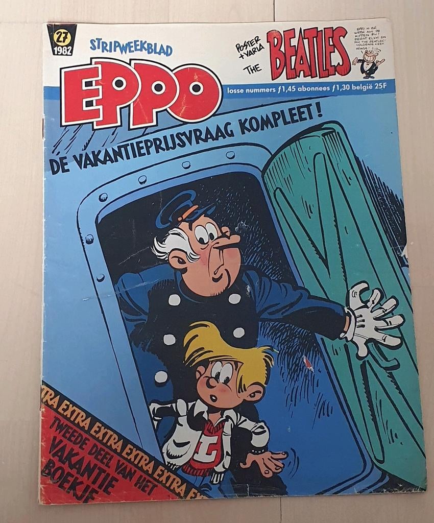 Te koop: Eppo Stripweekblad 1982 met The Beatles, Eén stripboek, Ophalen of Verzenden, Gelezen