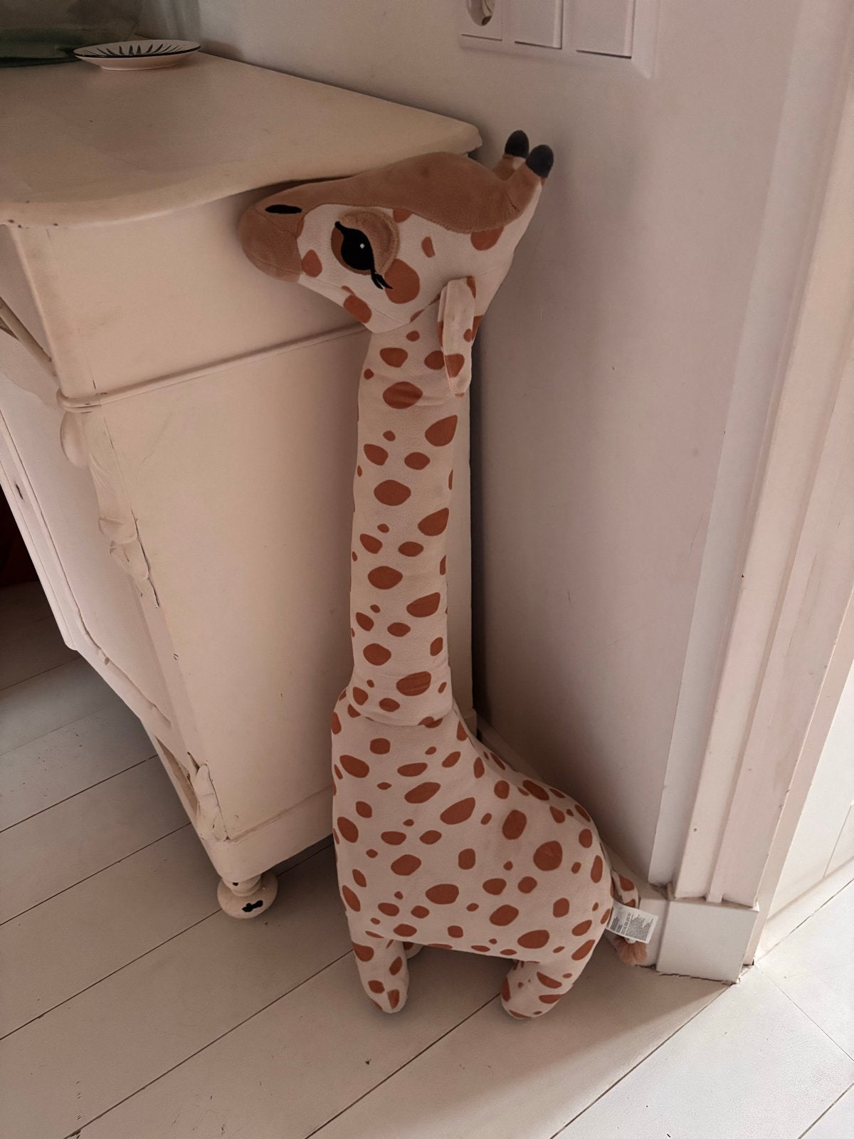 Grote knuffel giraf - Zo goed als nieuw, Ophalen, Overige merken, Giraf, Overige karakters