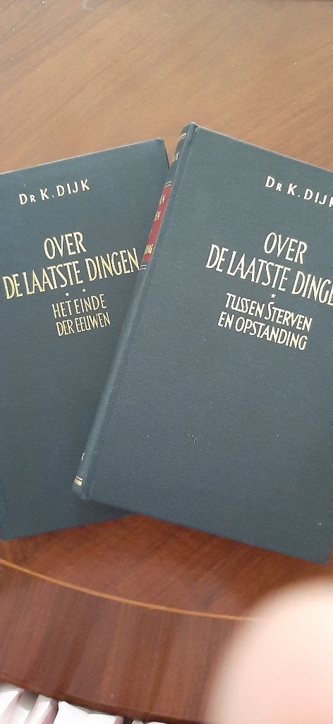 Over de laatste dingen dl 1 + dl 2, dr. K. Dijk, Boeken, Ophalen of Verzenden, Gelezen, Christendom | Protestants