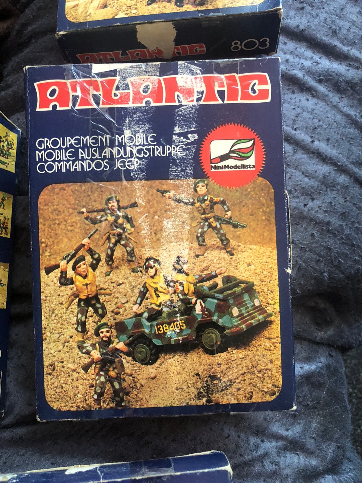 Atlantic commandos jeep model bouwdoos, Hobby en Vrije tijd, Modelbouw | Figuren en Diorama's, Ophalen of Verzenden, Zo goed als nieuw