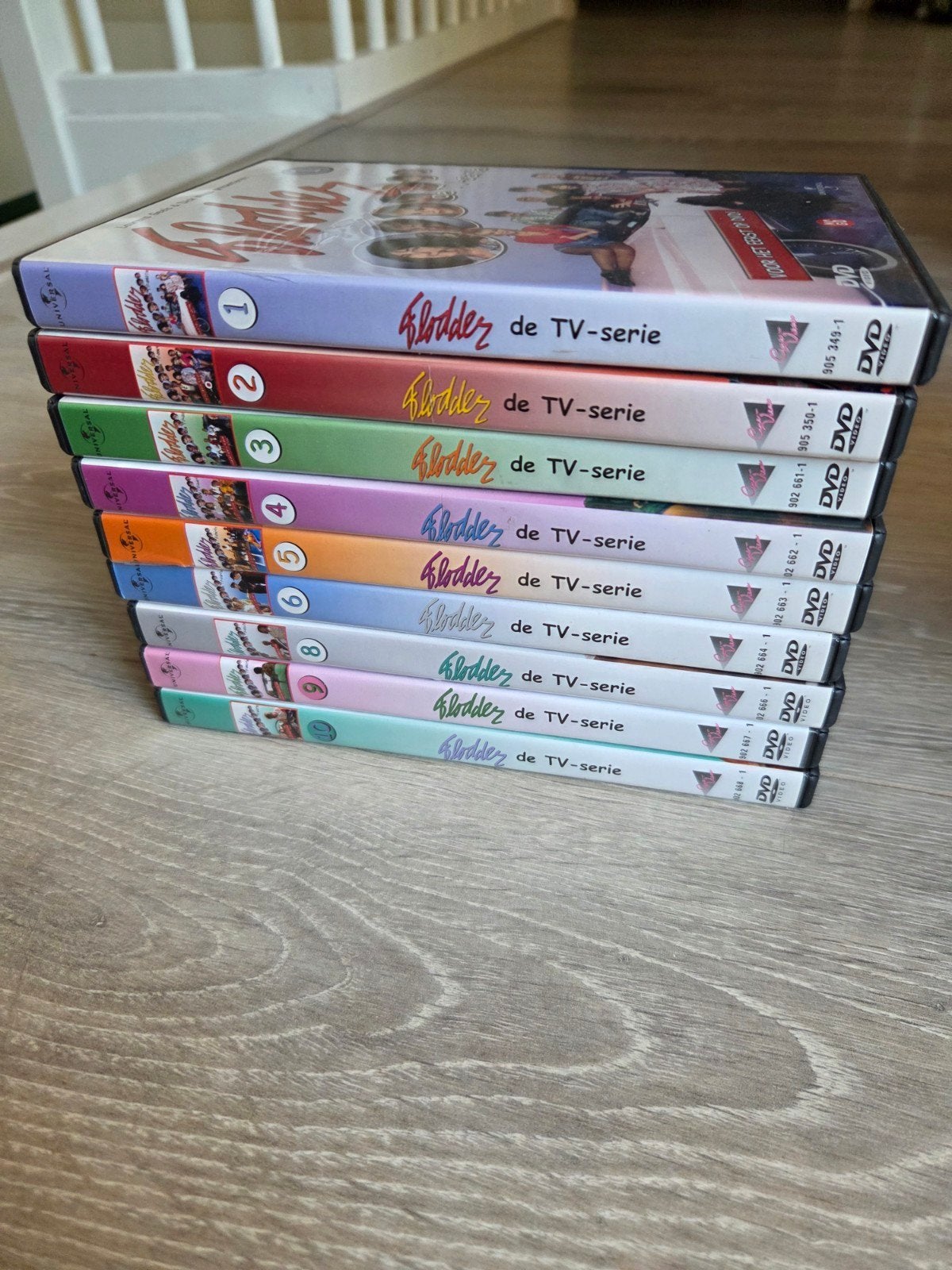 Flodder / De TV series - Deel 1 tm 10 min deel 7, Alle leeftijden, Ophalen of Verzenden, Gebruikt, Komedie