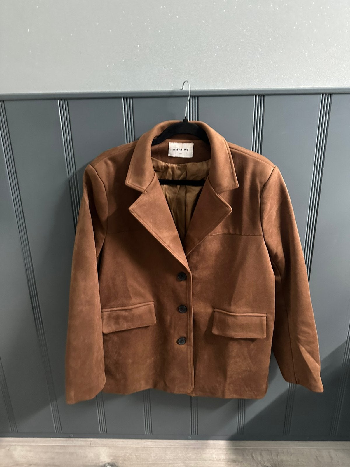 Nieuw bruin  suede kolbert / jasje / colbert van The Sting !, Bruin, Nieuw, Ophalen of Verzenden, Jasje