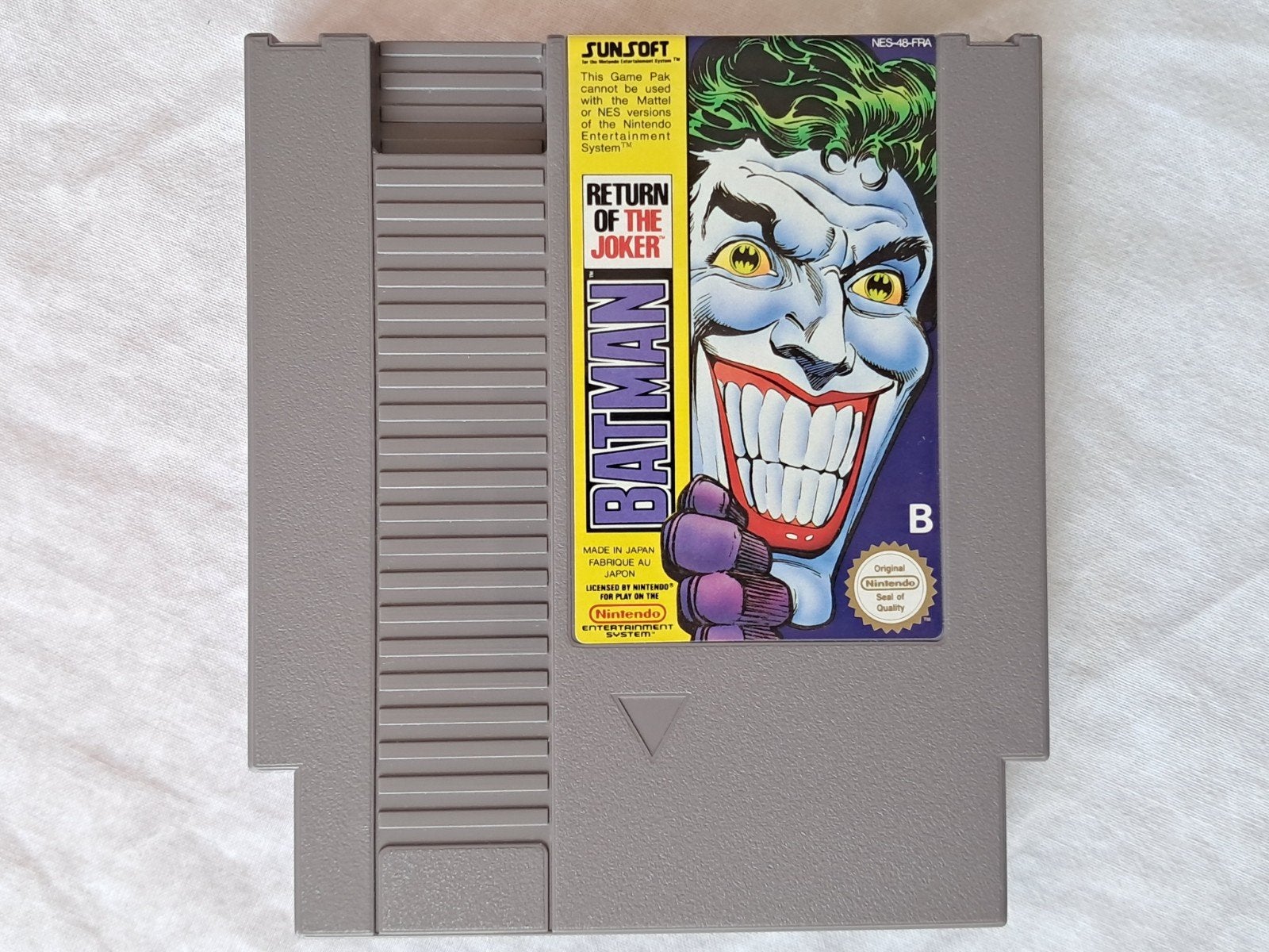 Batman: Return of The Joker - Nintendo NES, Avontuur en Actie, Gebruikt, 1 speler, Eén computer