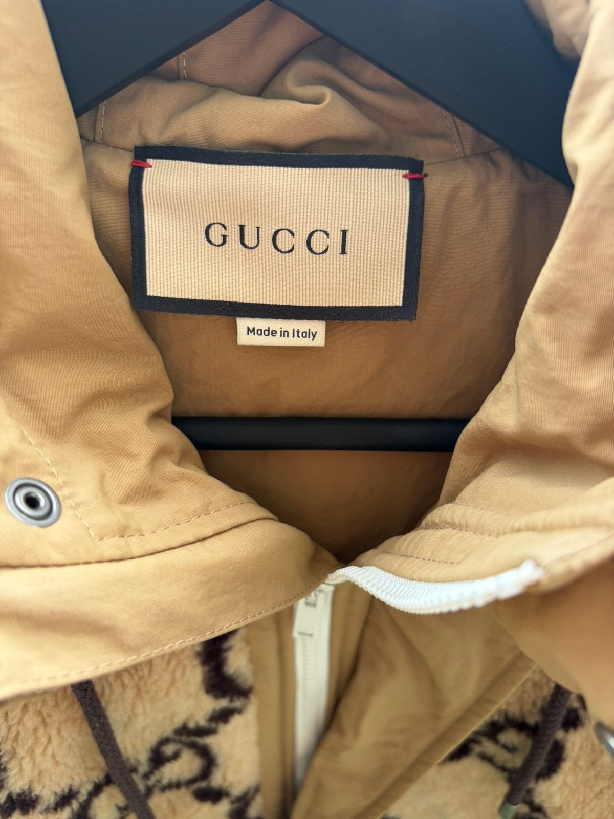 Nieuwe Gucci jas!, Ophalen of Verzenden, Zo goed als nieuw, Maat 46 (S) of kleiner, Beige
