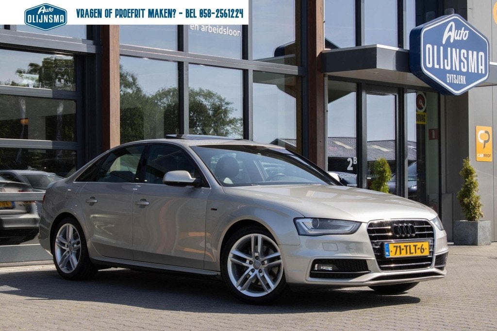 Audi A4 Limousine 1.8 TFSI Pro Line Business|Trekhaak|Schuif, Auto's, Audi, Voorwielaandrijving, Euro 5, Gebruikt, Zwart