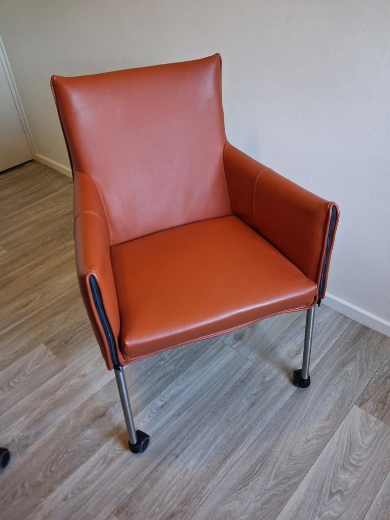 Bureau stoel, Huis en Inrichting, Stoelen, Ophalen, Overige kleuren, Design, Leer