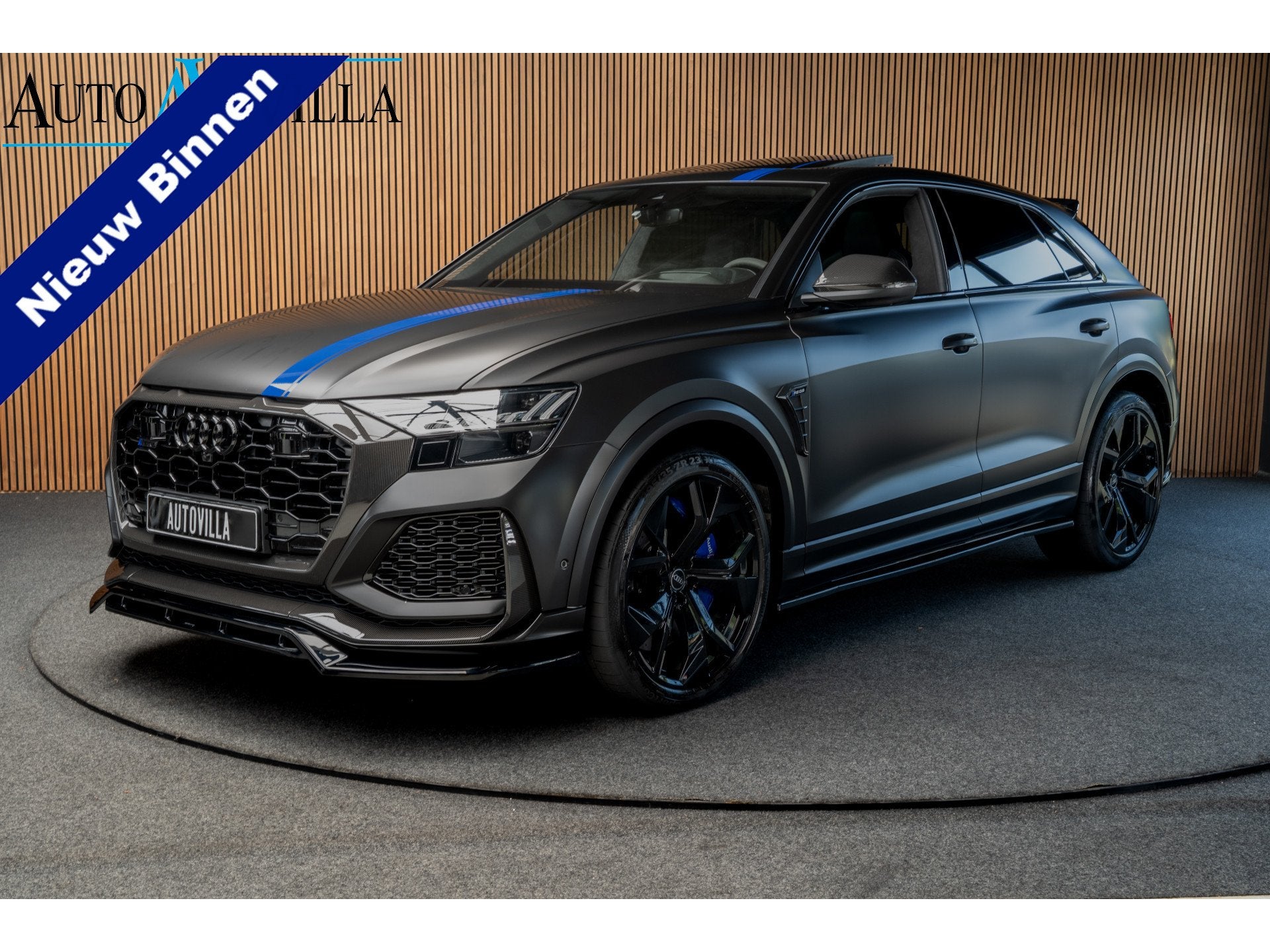 Audi RS Q8 4.0 TFSI B&O Ceramic HUD Massage Carbon Softclose, Gebruikt, 600 pk, Adaptive Cruise Control, Bedrijf