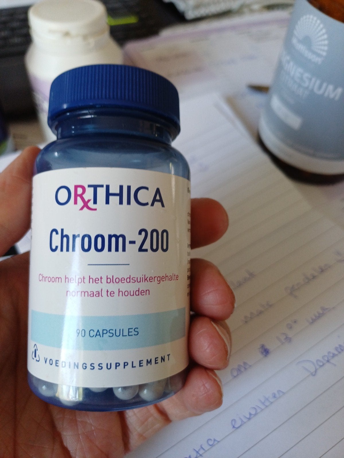 Orthica Chroom-200 Voedingssupplement 90 capsules, Ophalen of Verzenden, Nieuw, Overige typen