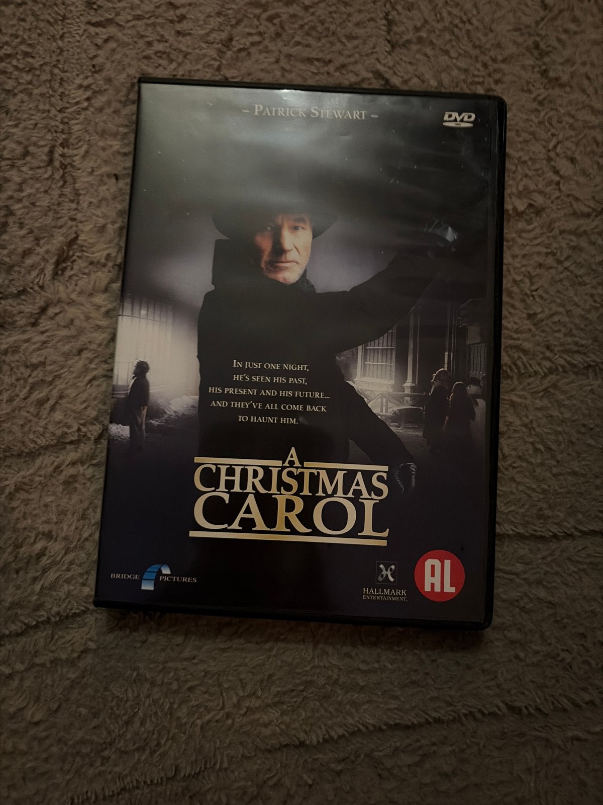 A Christmas Carol DVD - Patrick Stewart, Alle leeftijden, Ophalen of Verzenden, Gebruikt