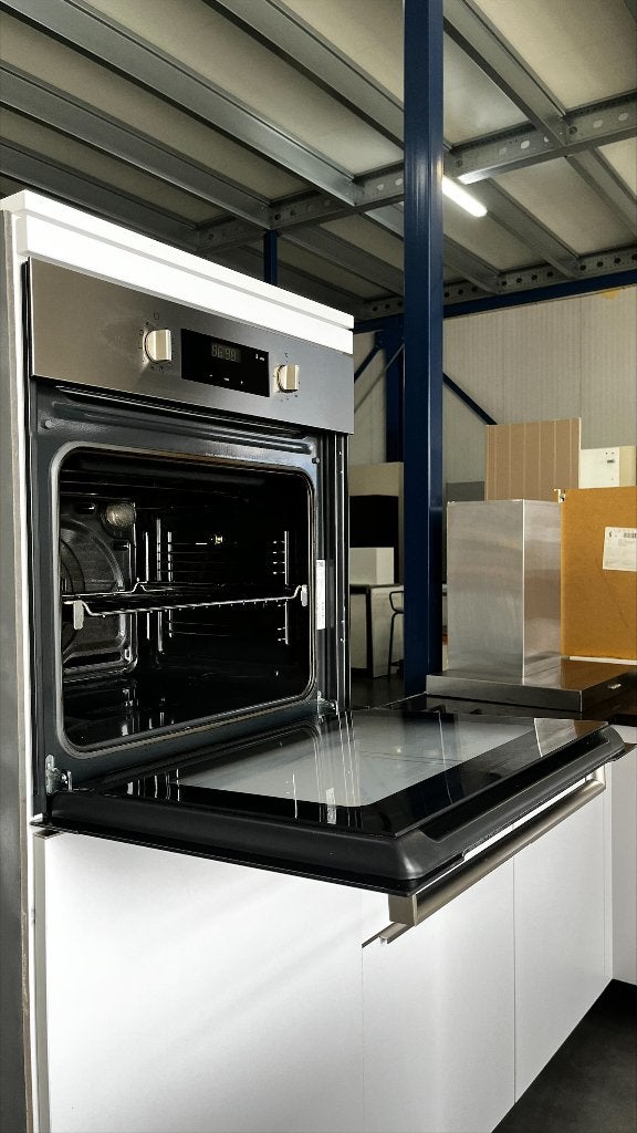 Keuken Compleet met APP 120Keukens op voorraad Nr. 2983, Ophalen of Verzenden, Zo goed als nieuw, Hoekkeuken, Greeploos