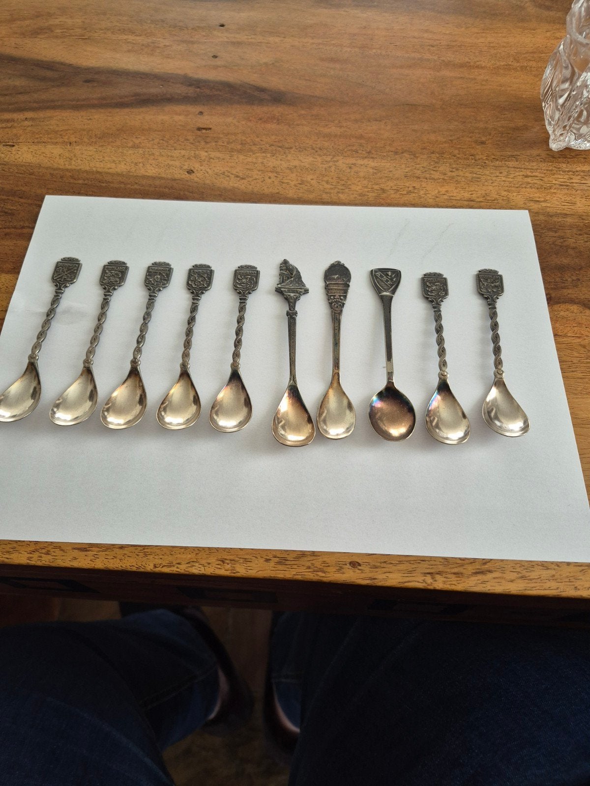 Te Koop Verzilverd  Tee Lepels, Ophalen of Verzenden