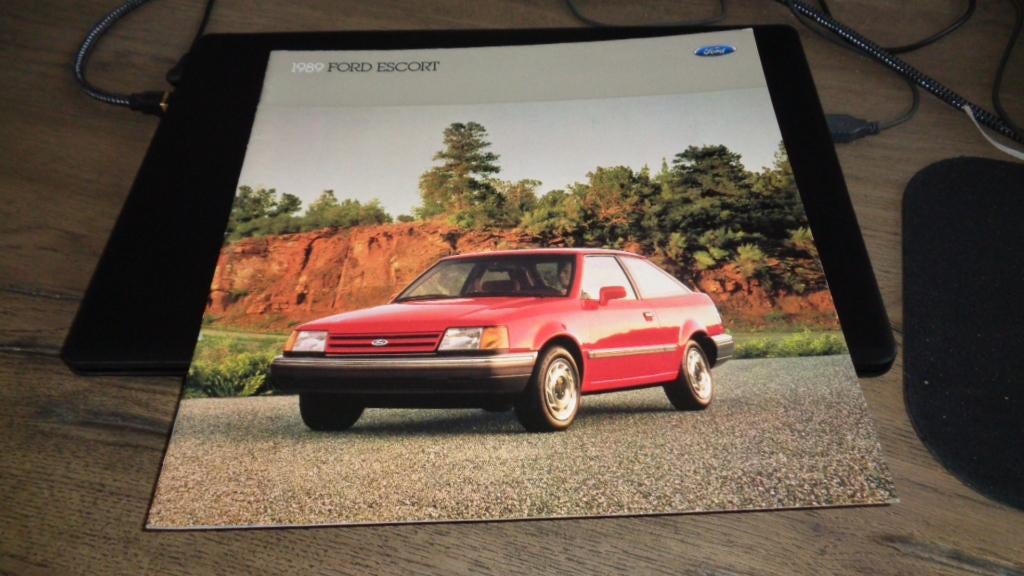 USA Folder FORD ESCORT  1989, Verzenden, Nieuw, Ford