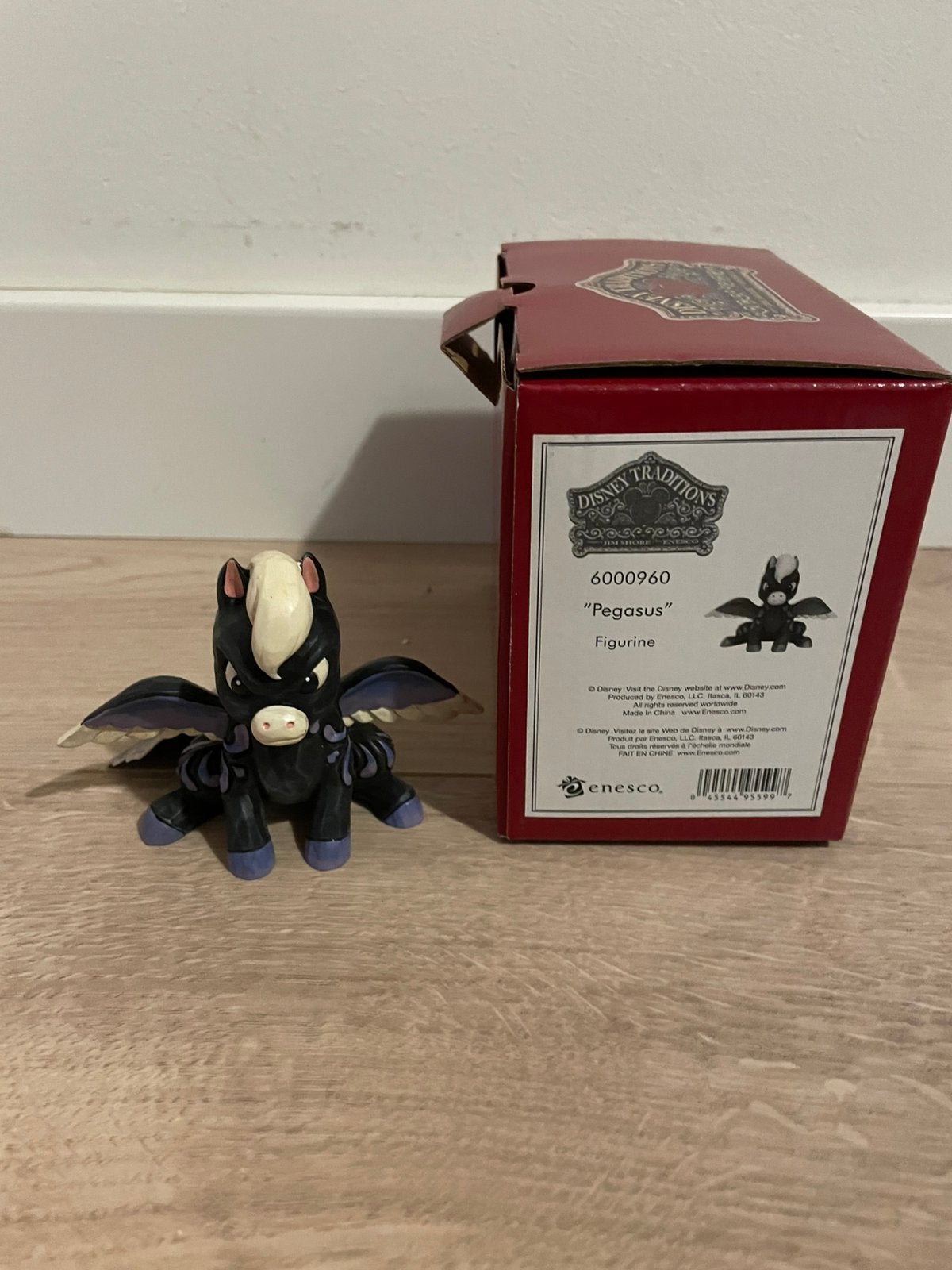 Disney Traditions Jim Shore Pegasus Mini Hercules, Verzamelen, Disney, Ophalen of Verzenden, Zo goed als nieuw, Beeldje of Figuurtje