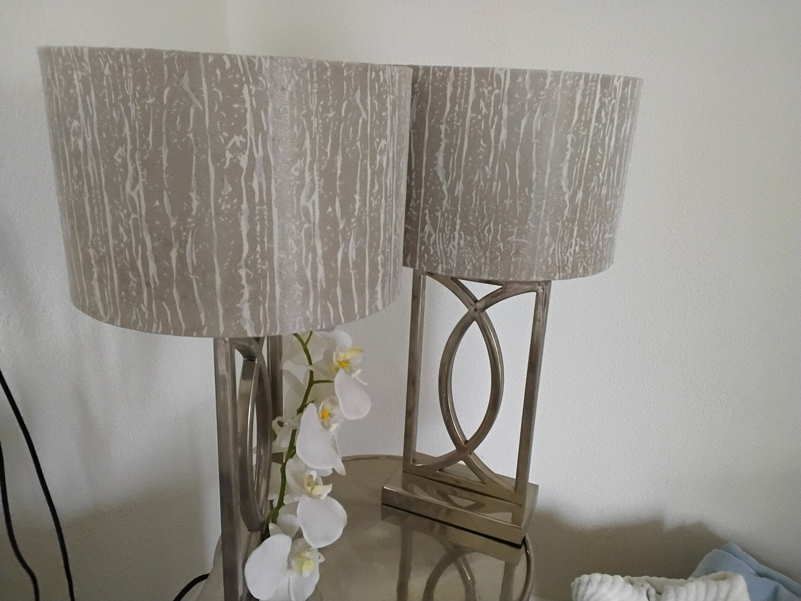 twee mooie lampen van Riviera Maison, Huis en Inrichting, Lampen | Tafellampen, Ophalen, Riviera Maison