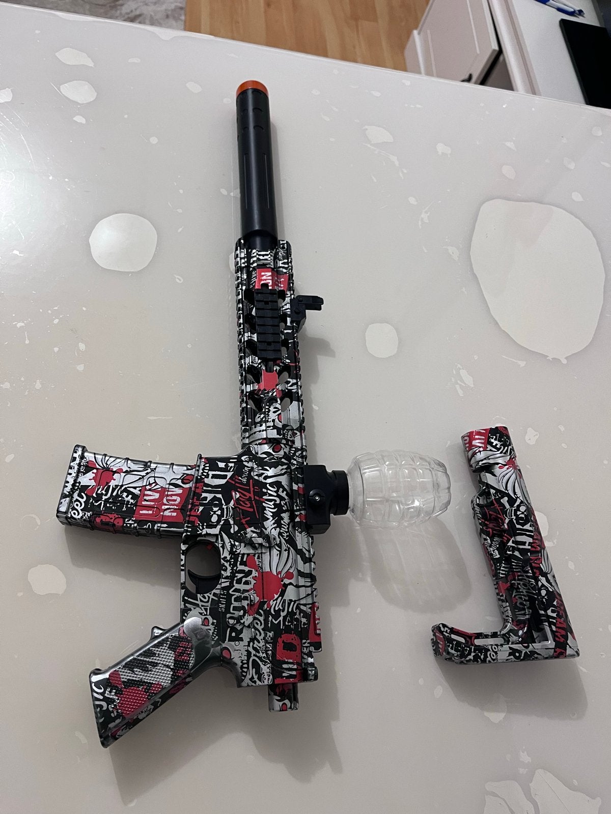 Speelgoed pistool met watergel balletjes, Ophalen, Gebruikt, Jongen of Meisje