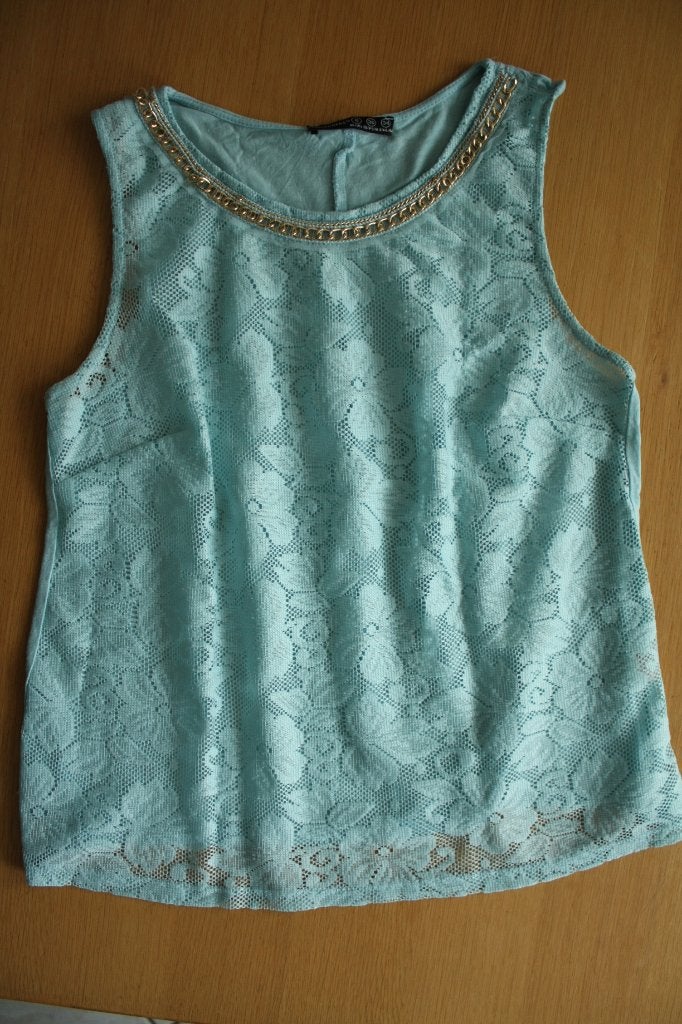 lichtblauw singlet maat 34, Atmosphere, Blauw, Ophalen of Verzenden, Zo goed als nieuw