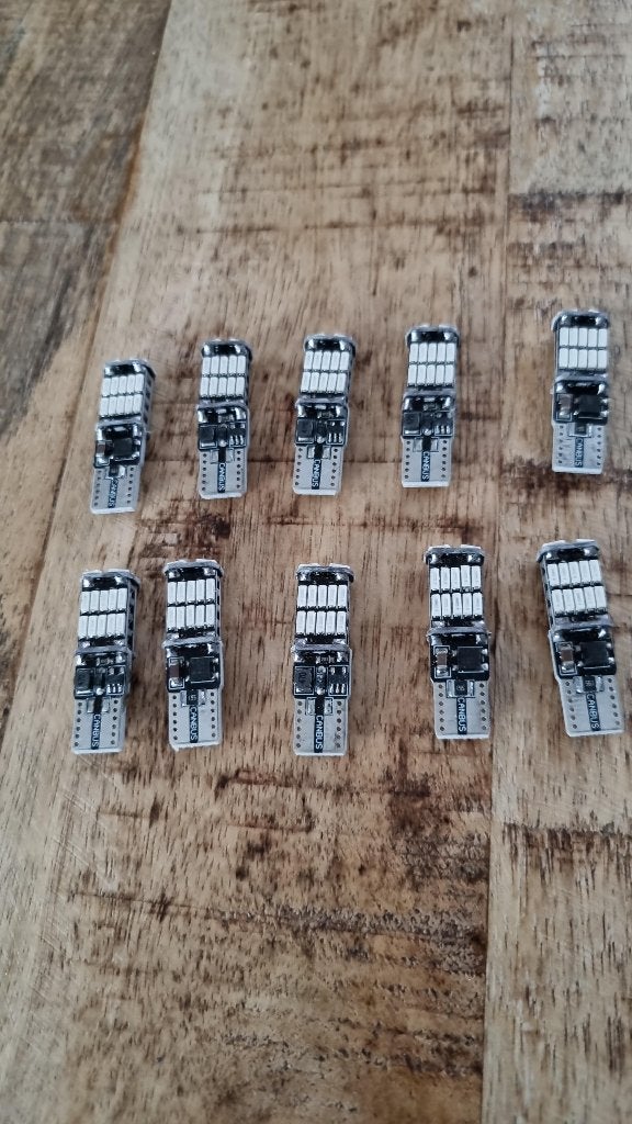 10 stuks blauwe led verlichting voor in de auto. NIEUW!, Ophalen of Verzenden, Nieuw