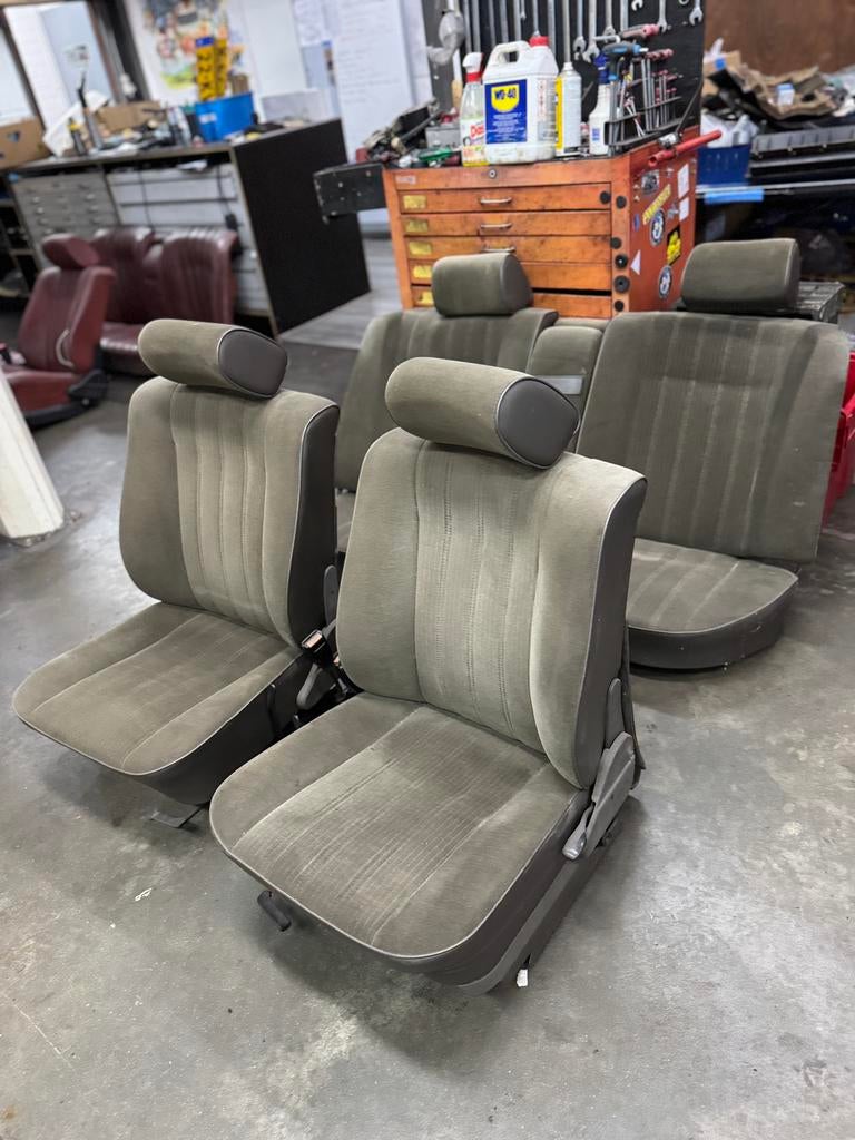 BMW E28 Comfort Stoelen Interieur Set (Nette staat!), Ophalen, Gebruikt, BMW, BMW