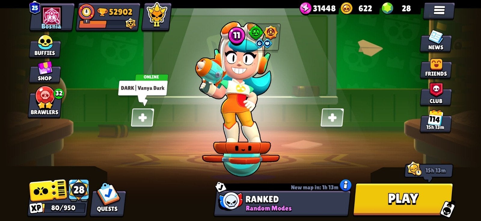 Brawl Stars ( 53k trofeen), Ophalen of Verzenden