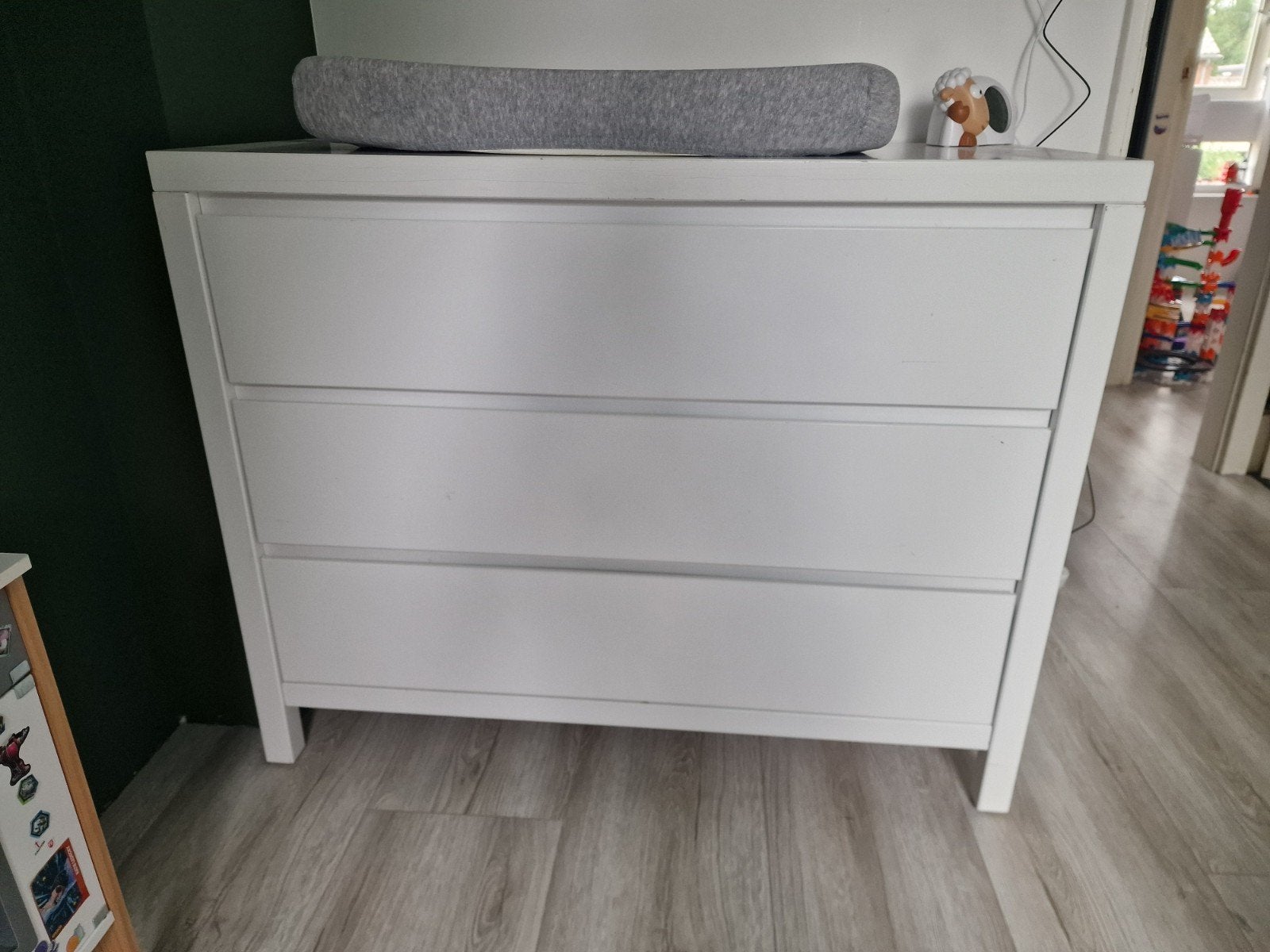 Commode bopita met aankleedkussen en 3 hoezen, Kinderen en Baby's, Kinderkamer | Commodes en Kasten, Ophalen, Gebruikt, 50 tot 70 cm
