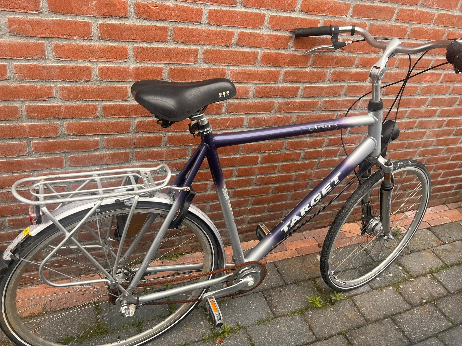 Target herenfiets met versnellingen, Overige merken, Gebruikt, Velgrem, Versnellingen
