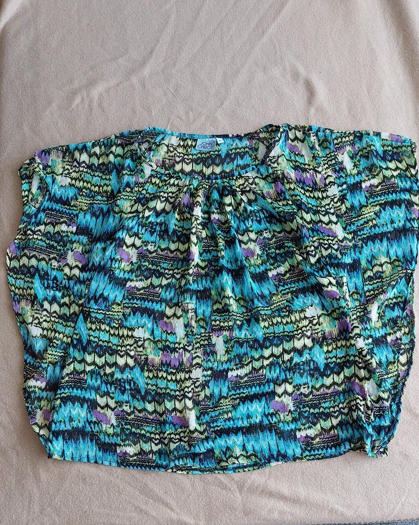 Zomer blouse maat XL (John Cabot), Maat 46/48 (XL) of groter, John Cabot, Gedragen, Meerkleurig