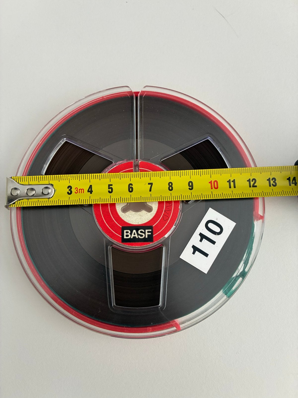 5 X Spoel met BASF band 13cm, Audio, Tv en Foto, Ophalen of Verzenden, Onderdeel, Met banden