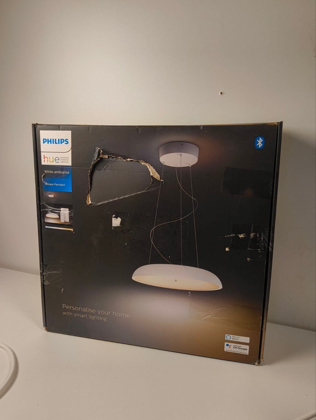 Philips Hue Amaze Hanglamp Wit Ambiance, Ophalen of Verzenden, Nieuw