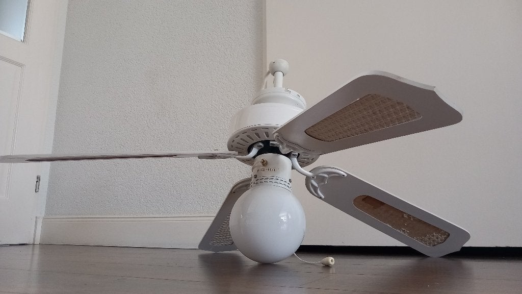 Ventilator plafond lamp, Ophalen, Zo goed als nieuw, Plafondventilator