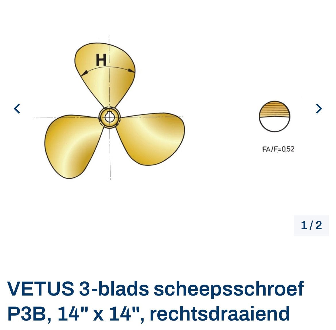 Gezocht: 3 blads bronzen schroef 14 inch rechtsdraaiend, Watersport en Boten, Bootonderdelen, Ophalen, Motor en Techniek, Motorboot