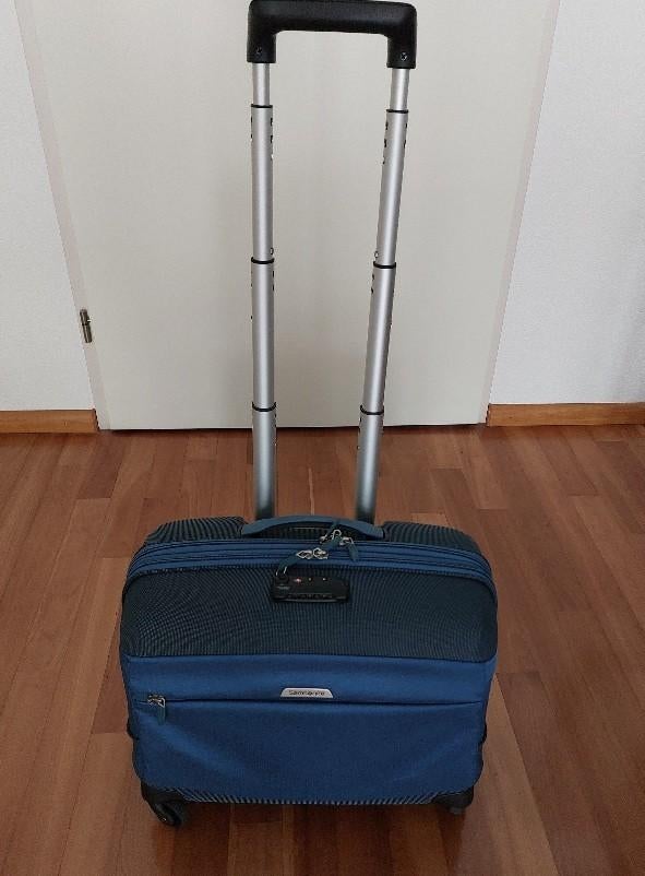 Samsonite handbagage rolkoffer, Minder dan 50 cm, Zo goed als nieuw, Minder dan 35 cm, Zacht kunststof