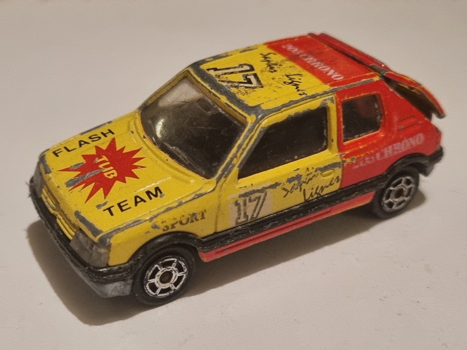 Majorette Peugeot 205 GTI - Gebruikt Speelgoedauto, Ophalen of Verzenden, Gebruikt, Auto