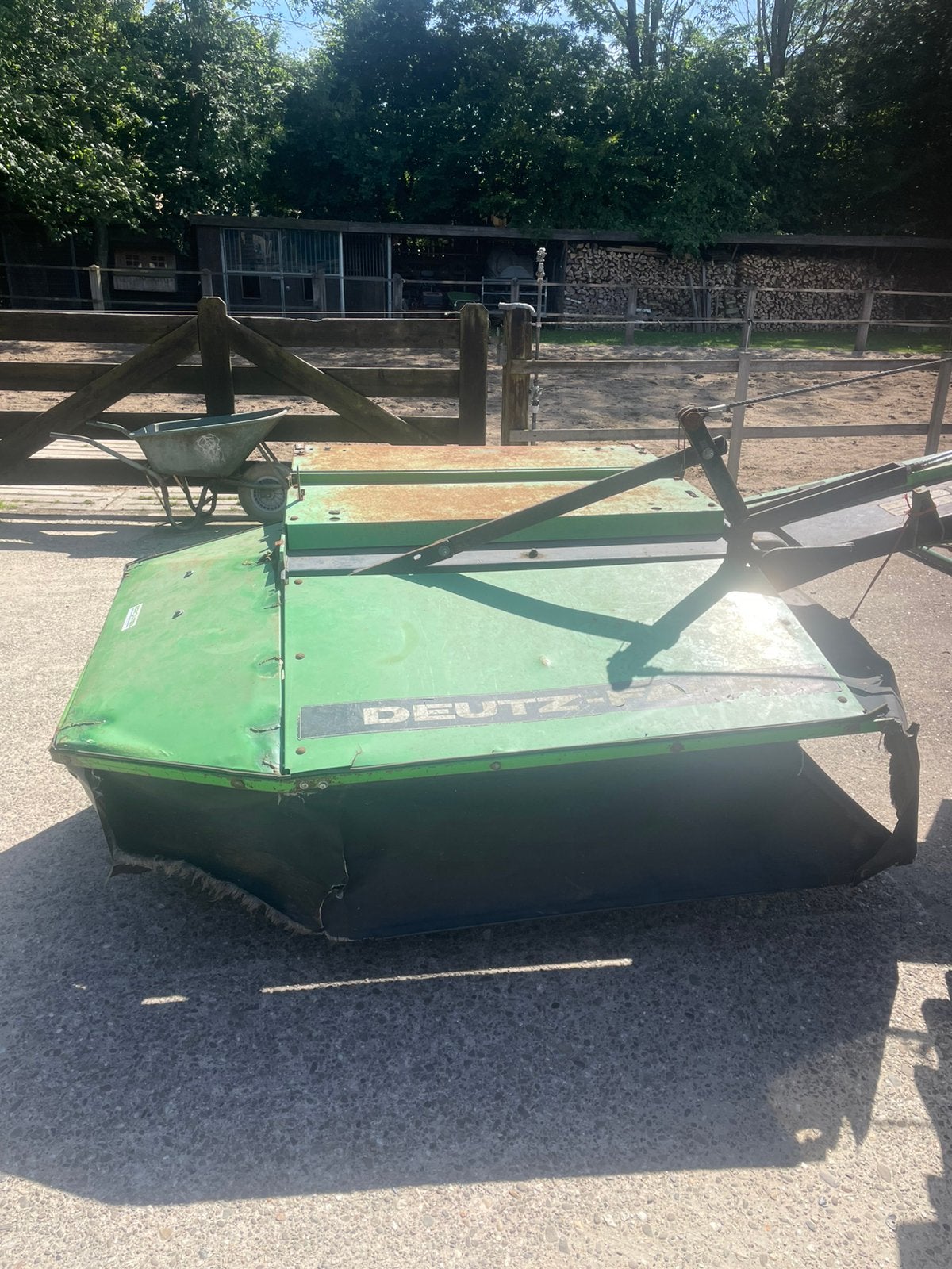 Cyclomaaier Deutz Fahr, Ophalen, Weidebouw