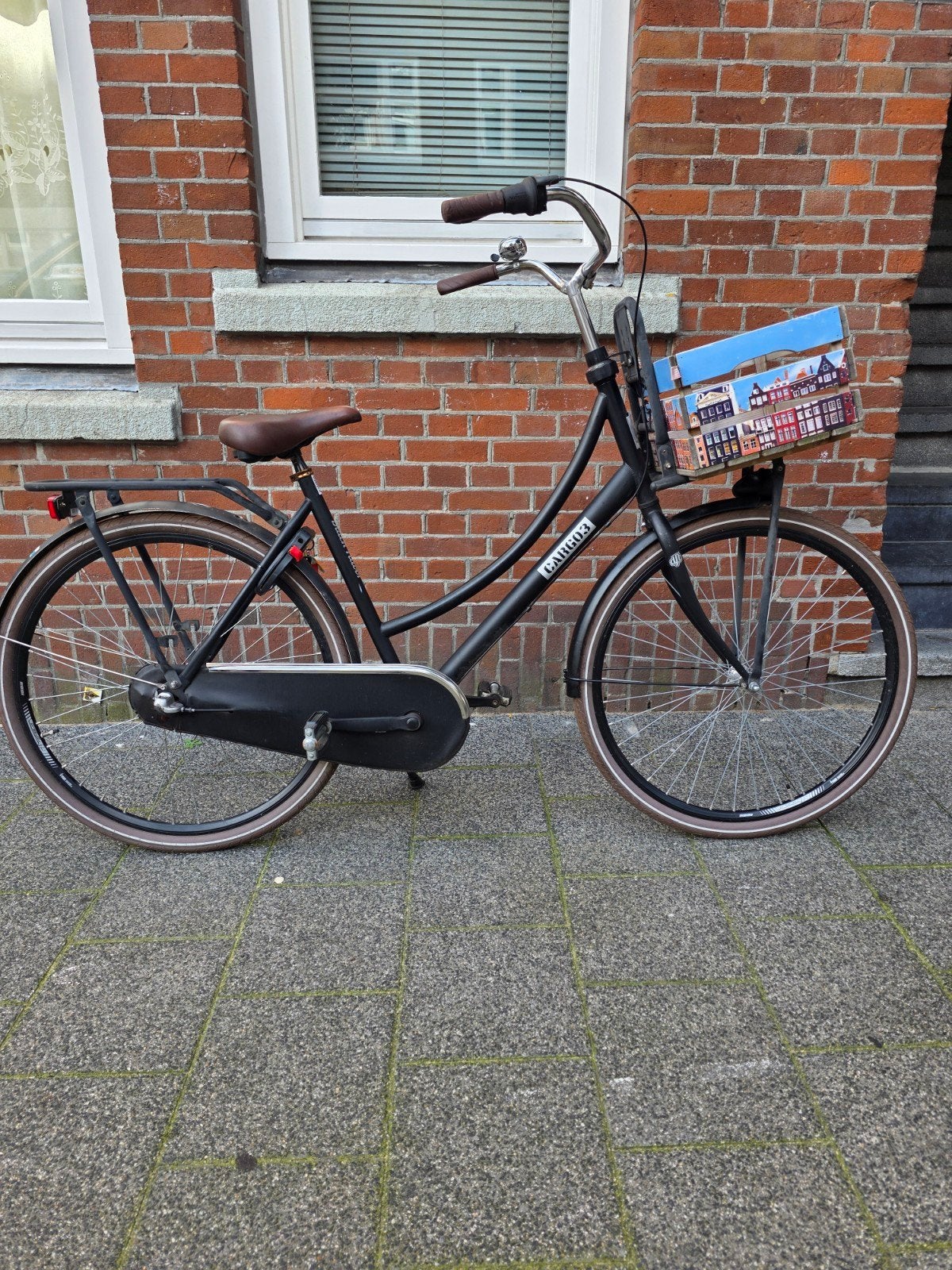 Cargo 3 transport damesfiets 28 inch with 3 gears, Minder dan 10 versnellingen, 53 tot 56 cm, Zo goed als nieuw, Ophalen