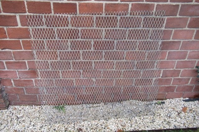 Strekmetaal racegaas geperforeerde plaat 2mm 122cm x 122cm, Doe-het-zelf en Verbouw, Ophalen, Gebruikt, Overige materialen