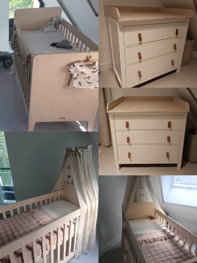 Ledikant kids mill en comode, Ophalen, Zo goed als nieuw, Jongetje of Meisje