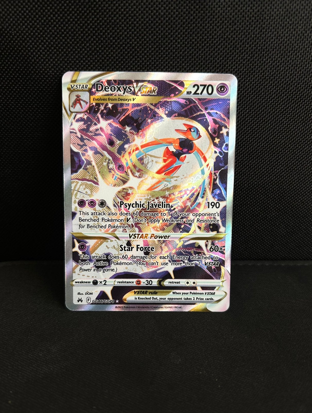 Pokemon Crown Zenith Deoxys VSTAR GG46/GG70, Ophalen of Verzenden, Zo goed als nieuw