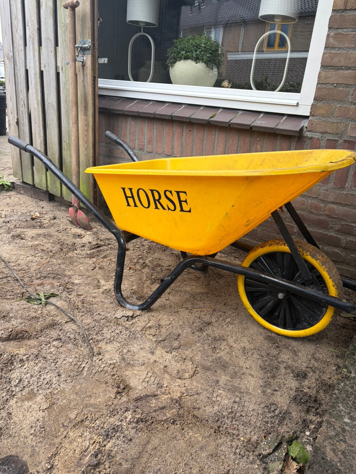 Horse kruiwagen met anti lekband, Tuin en Terras, Ophalen, Gebruikt, Handmatig, Eenwielig