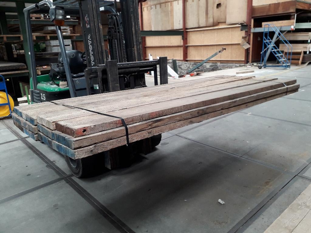 Houten schotten – geschikt als verdiepingsvloer of interieur, Ophalen, 50 mm of meer, Pallet, Minder dan 200 cm