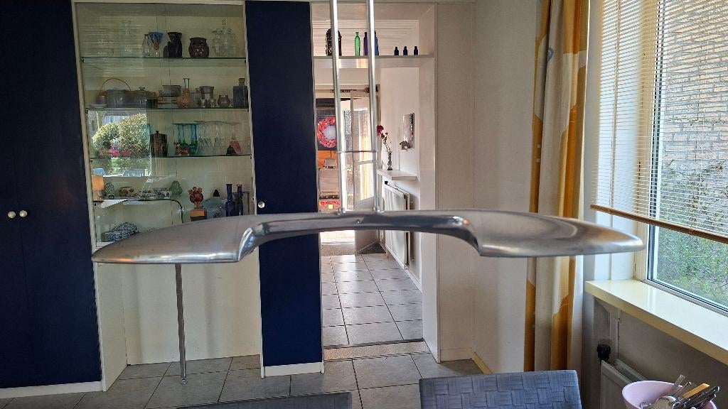 Design hanglamp Olympia Billar, Huis en Inrichting, Lampen | Hanglampen, Ophalen, Zo goed als nieuw, Metaal, Minder dan 50 cm